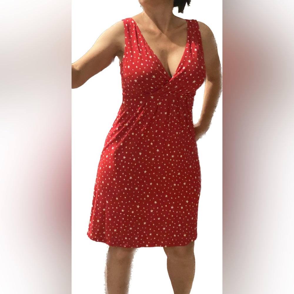 St. John Bay - V Neck Sleeveless Dress